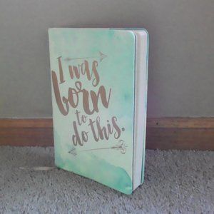i was born to do this notebook